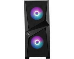 MSI MAG FORGE 100R TEMPERLI CAM 1X120MM ARGB PSU YOK GAMING SİYAH KASA