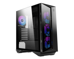 MSI MPG GUNGNIR 110R TEMPERLI CAM 1X120MM 3XARGB FAN PSU YOK GAMING SİYAH KASA
