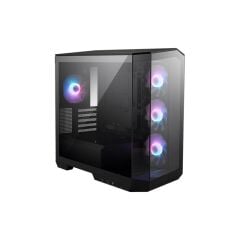 MSI MAG PANO M100R PZ TEMPERLİ CAM 3X120MM 1X120MM ARGB FAN MATX GAMING BİLGİSAYAR KASASI SİYAH