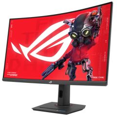 31.5 ASUS ROG STRIX XG32WCS 1MS 180MHZ 1XHDMI 1XDP 1XUSB TYPE-C QHD 2560X1440 YÜKSEKLİK AYARI CURVED PİVOT VESA SİYAH